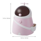 Mini Astronaut Afvalemmer Roze - Kunststof - 70% Korting
