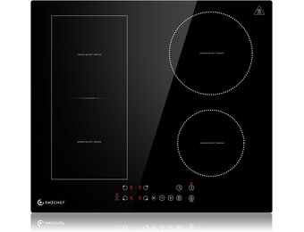 Inductiekookplaat 60cm | 4 Zones | Flexibel | 7200W | 35% Korting