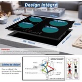 Inductiekookplaat 60cm | 4 Zones | Flexibel | 7200W | 35% Korting