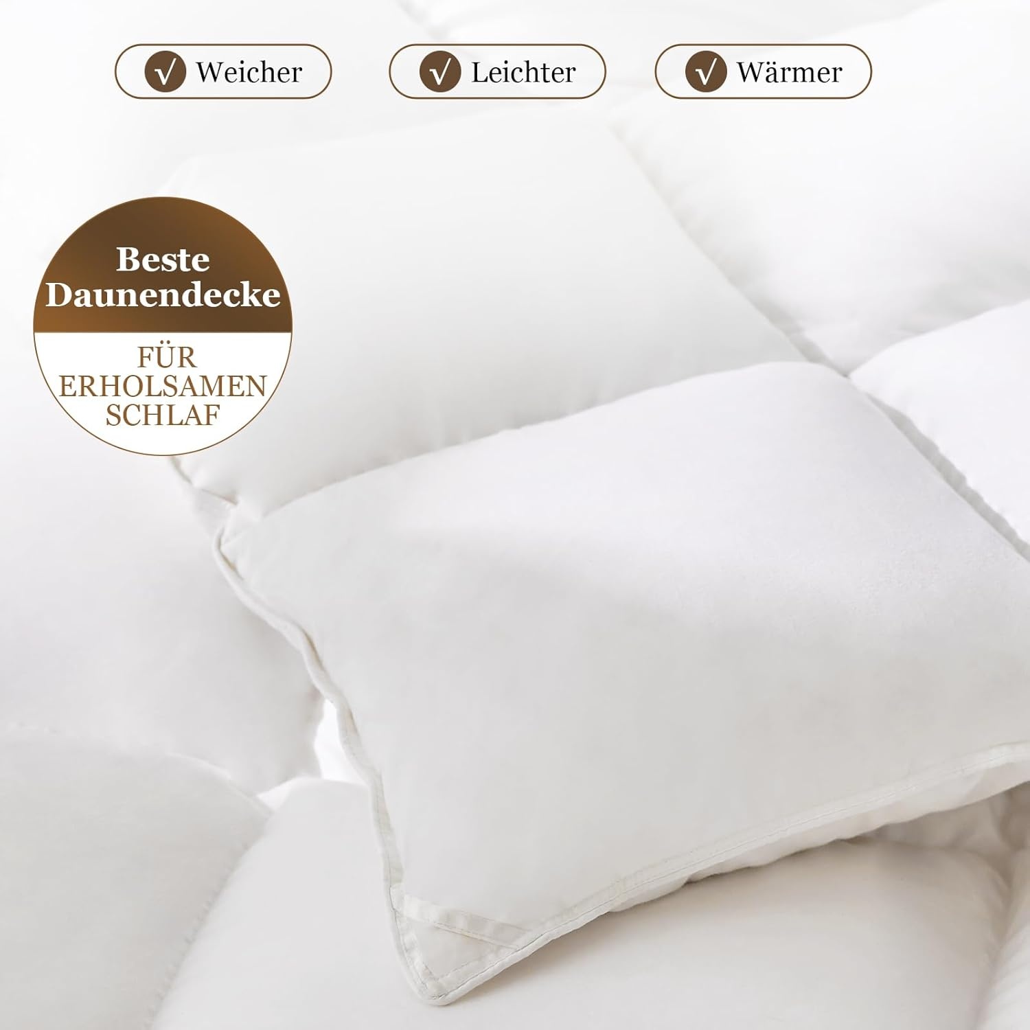 Donzen Dekbed 220x240 cm 4-Seizoenen | 2100g Vulgewicht | 35% Korting