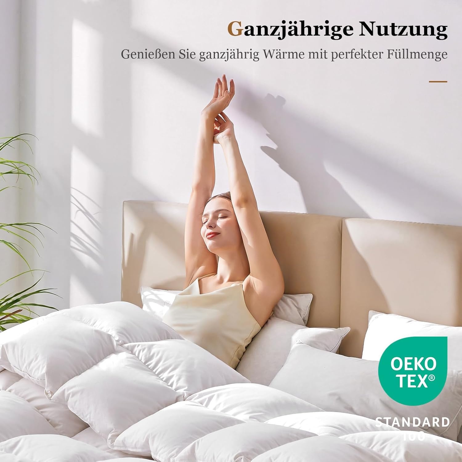 Donzen Dekbed 220x240 cm 4-Seizoenen | 2100g Vulgewicht | 35% Korting