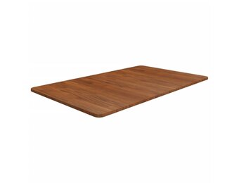 Donkerbruin Massief Houten Tafelblad 100x60cm - 54% Korting!