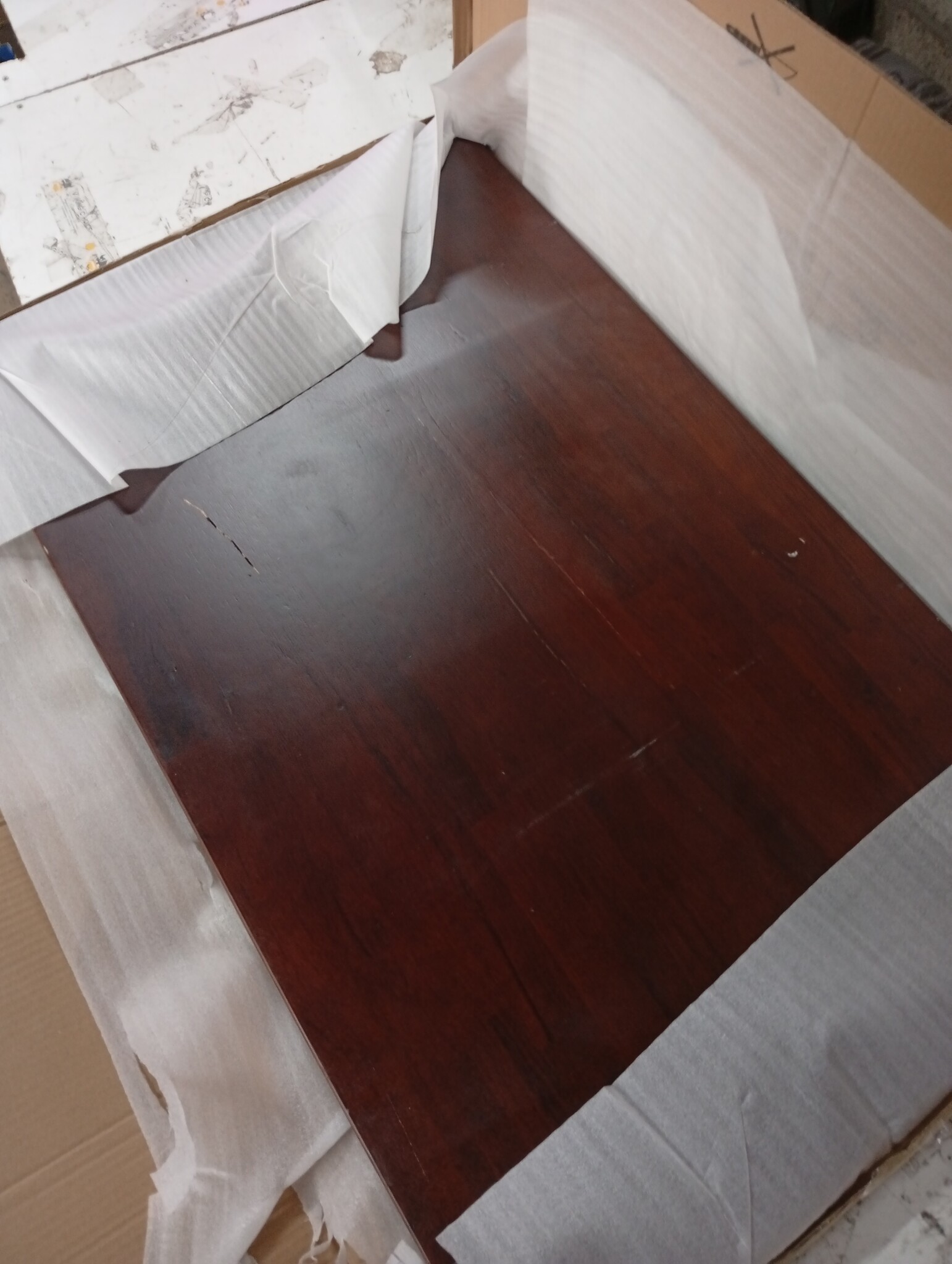 Donkerbruin Massief Houten Tafelblad 100x60cm - 54% Korting!