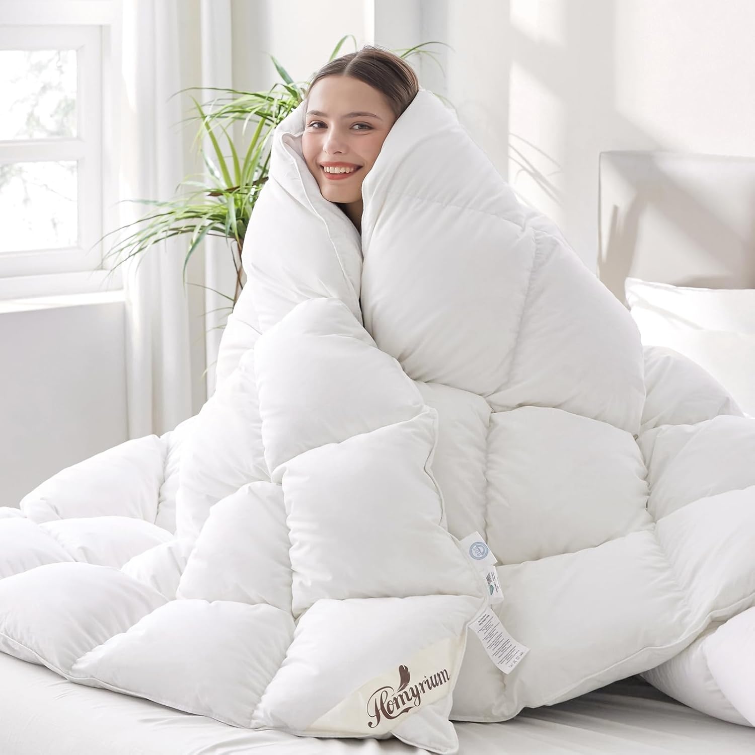 Donzen Dekbed 220x240 cm 4-Seizoenen | 2100g Vulgewicht | 35% Korting