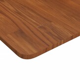 Donkerbruin Massief Houten Tafelblad 100x60cm - 54% Korting!
