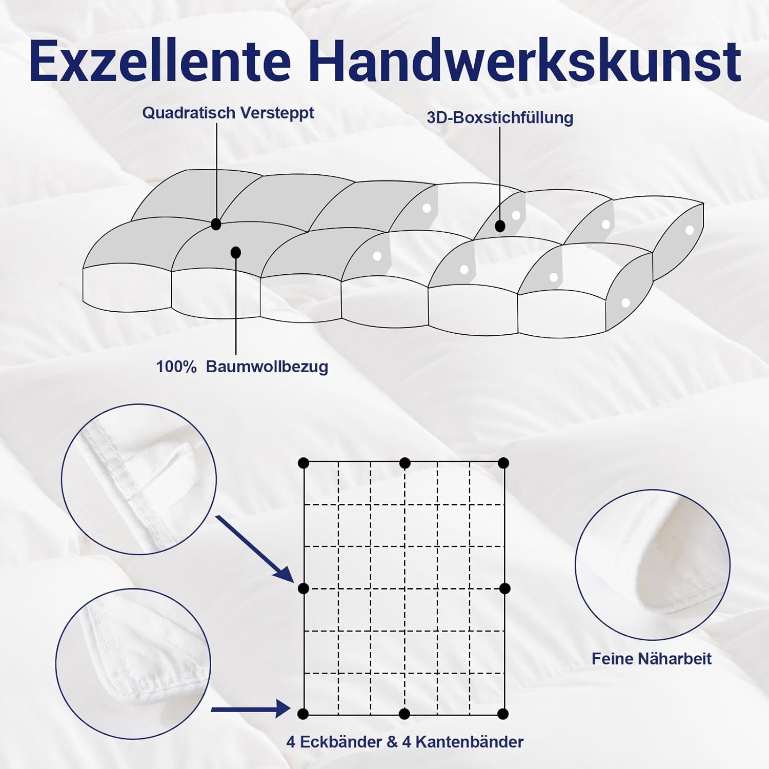 Extra Warm Winterdekbed 220x240 cm - 3100g Vulling - 30% Korting!