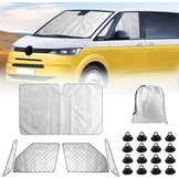 Zilveren Zonneklep Windscherm VW T7 California (2021-2024) - Opvouwbaar | 28% Korting
