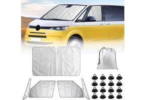 Zilver Zonneklep Windscherm VW T7 California | UV-bescherming Nylon | 63% Korting