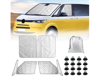 Zilveren Zonneklep Windscherm VW T7 California (2021-2024) - Opvouwbaar | 28% Korting