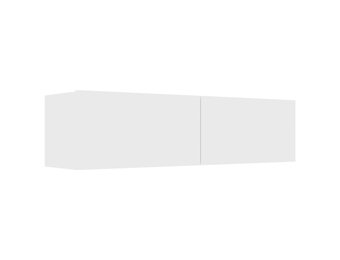 Tv-meubel 120x30x30 cm Bewerkt Hout Wit (34% Korting)
