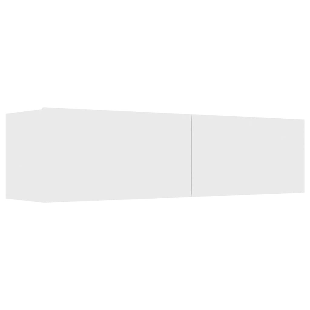 Tv-meubel 120x30x30 cm Bewerkt Hout Wit (34% Korting)