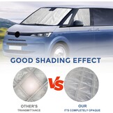 Zilveren Zonneklep Windscherm VW T7 California (2021-2024) - Opvouwbaar | 28% Korting