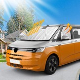 Zilveren Zonneklep Windscherm VW T7 California (2021-2024) - Opvouwbaar | 28% Korting