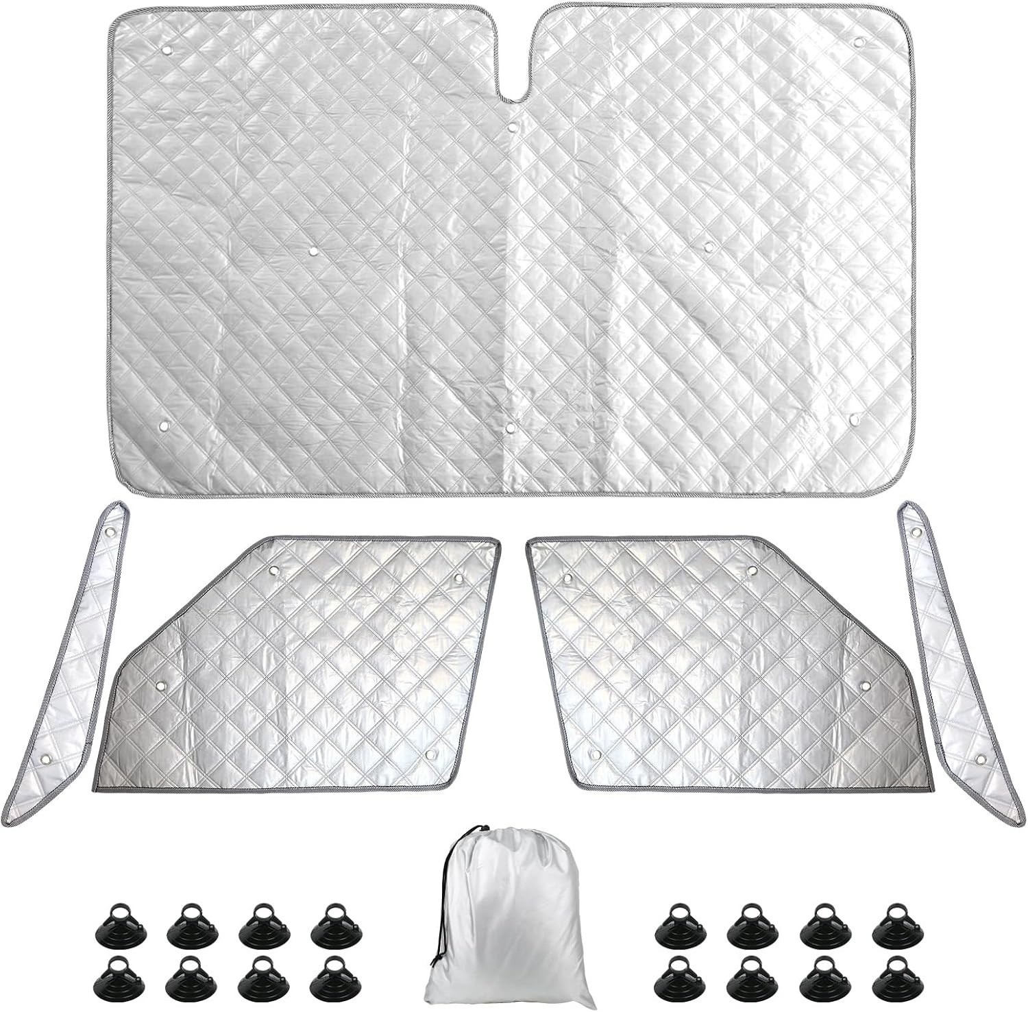 Zilveren Zonneklep Windscherm VW T7 California (2021-2024) - Opvouwbaar | 28% Korting