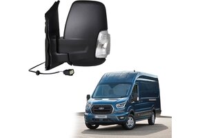 Buitenspiegel Ford Transit MK9 (20-) Links Elektrisch Verwarmd met Knipperlicht - 43% Korting