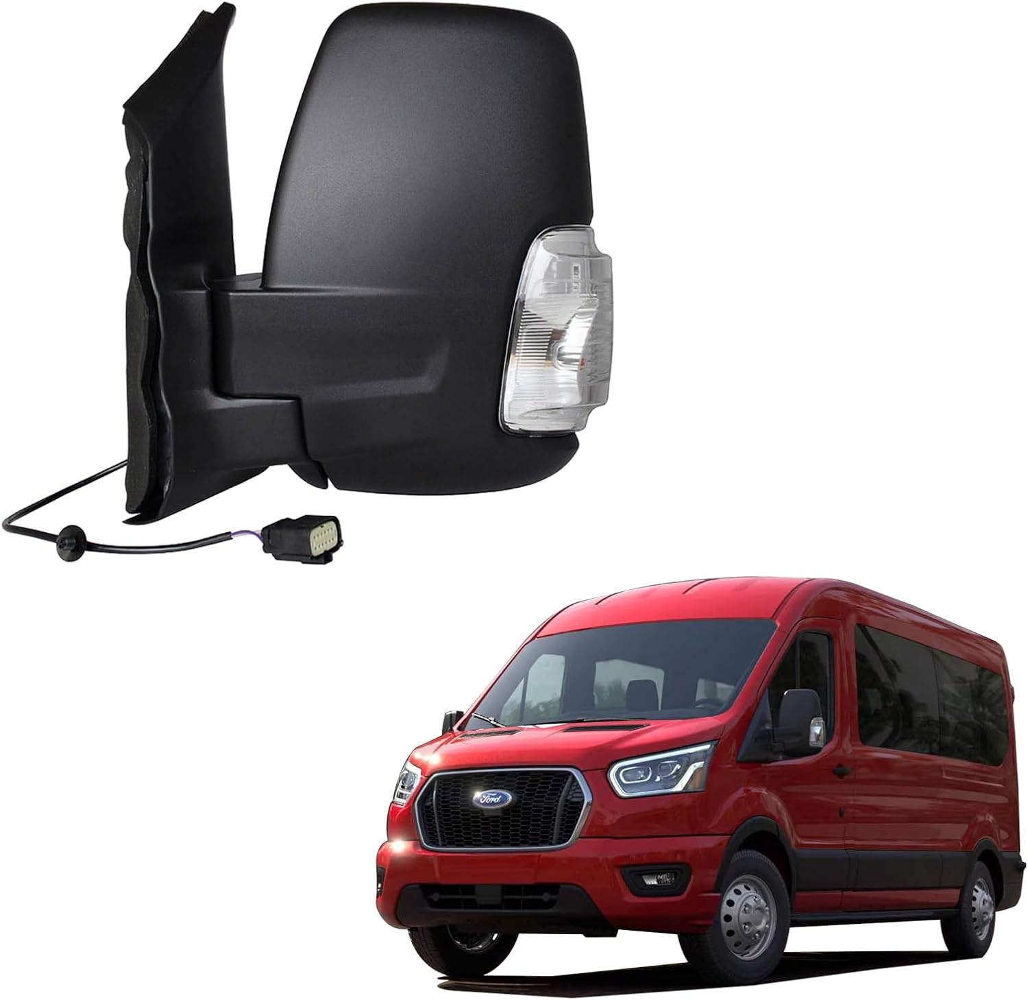 Buitenspiegel Ford Transit MK9 (2020-) Links, Elektrisch Verwarmd | 30% Korting