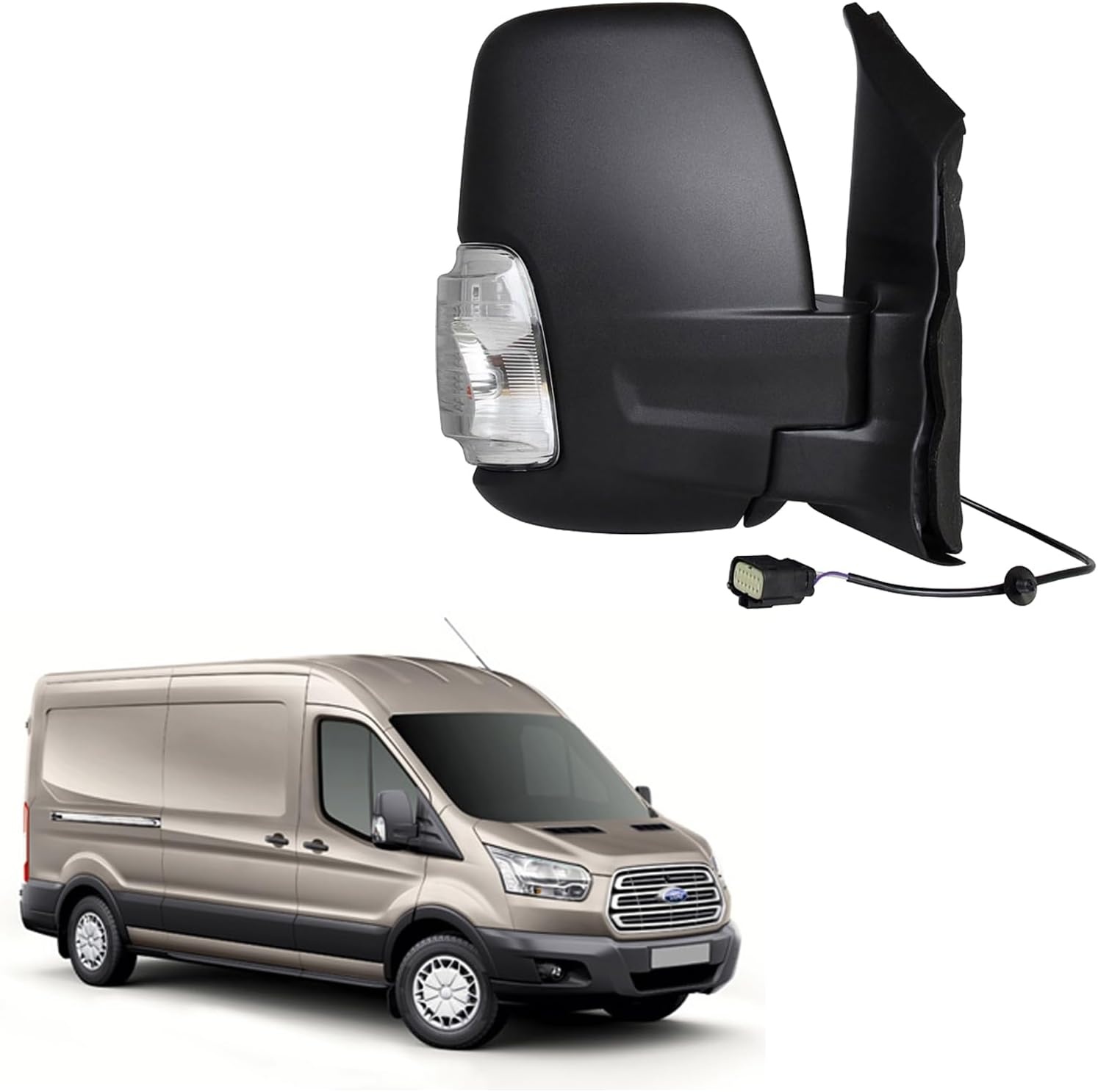 Buitenspiegel Ford Transit MK9 (2020-) Links, Elektrisch Verwarmd | 30% Korting