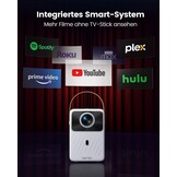 Draagbare Beamer met Accu | Full HD Mini-projector | 63% Korting