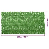 Balkonscherm Groen 300x150 cm - 40% Korting