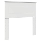 vidaXL Hoofdbord Wit 90 cm Bewerkt Hout - 76% Korting
