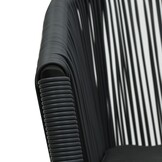 2x Zwarte PE-rattan Tuinstoelen met Kussens - 35% Korting