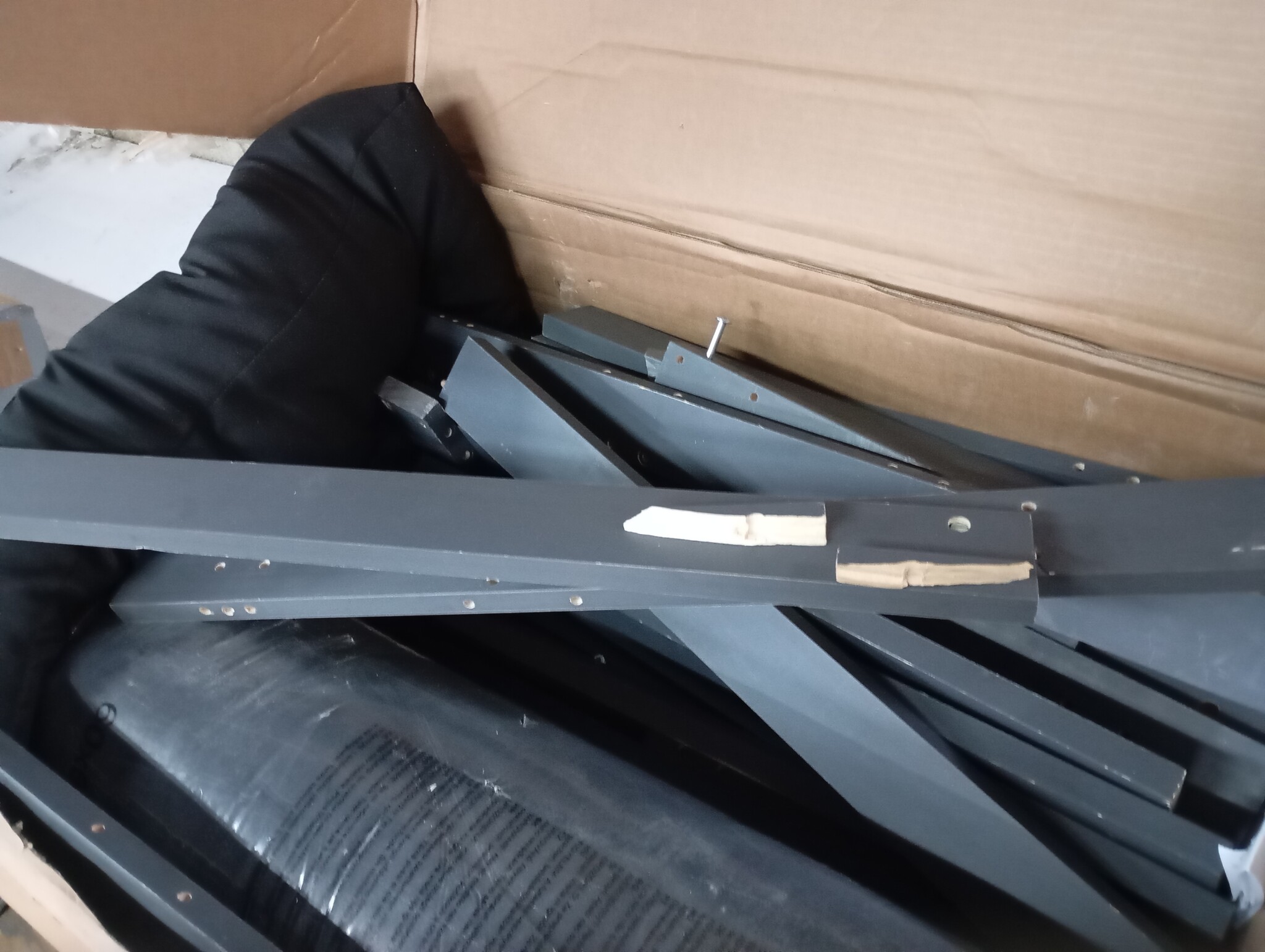 VidaXL Loungeset Massief Hout 3-delig met Kussens - 60% Korting!