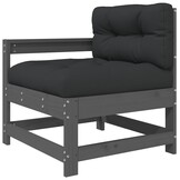 VidaXL Loungeset Massief Hout 3-delig met Kussens - 60% Korting!