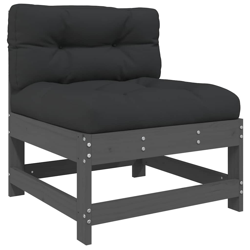 VidaXL Loungeset Massief Hout 3-delig met Kussens - 60% Korting!