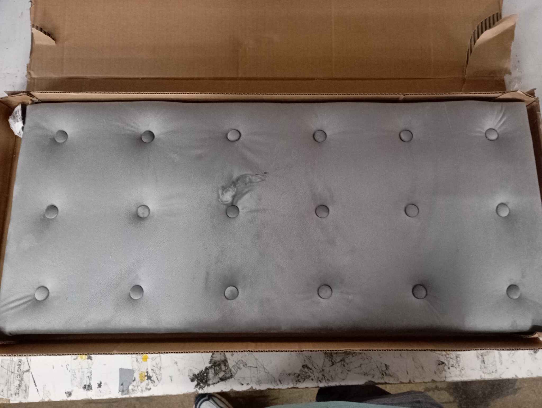 Hoofdbord Fluweel Lichtgrijs 90x5x78/88 cm - 60% Korting