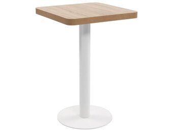 vidaXL Bistrotafel 50x50 cm MDF lichtbruin