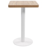 VidaXL Bistrotafel 50x50 cm, Lichtbruin (41% Korting)