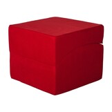 Sex sofa opvouwbaar rood