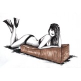 Sex sofa opvouwbaar rood
