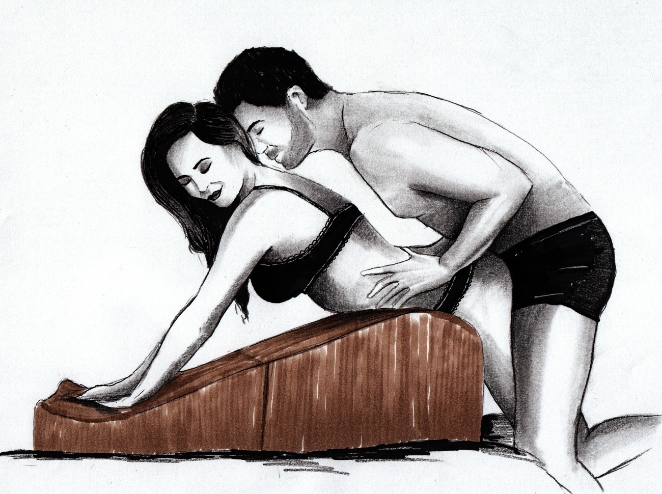 Sex sofa opvouwbaar rood