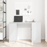 vidaXL Bureau 120x42x76 cm spaanplaat wit