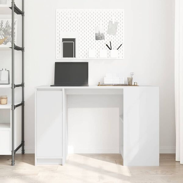 vidaXL Bureau 120x42x76 cm spaanplaat wit