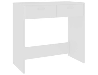vidaXL Bureau 80x40x75 cm bewerkt hout wit