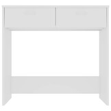 vidaXL Bureau 80x40x75 cm bewerkt hout wit