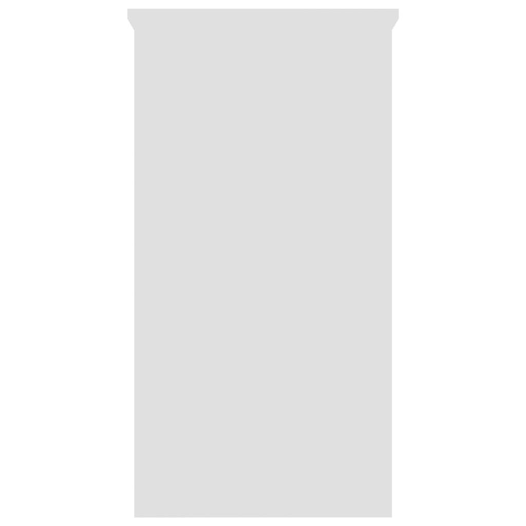 vidaXL Bureau 80x40x75 cm bewerkt hout wit