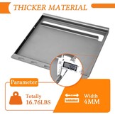 Denmay 50 x 44 cm Plancha grillplaat voor Weber Spirit 200-serie, universele grillplaat, reserveonderdelen, vervanging voor Weber Spirit I & II serie E210, E220, S210, S220, 1 stuk