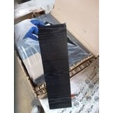 vidaXL Salontafel 105x55x32 cm bewerkt hout zwart eikenkleur