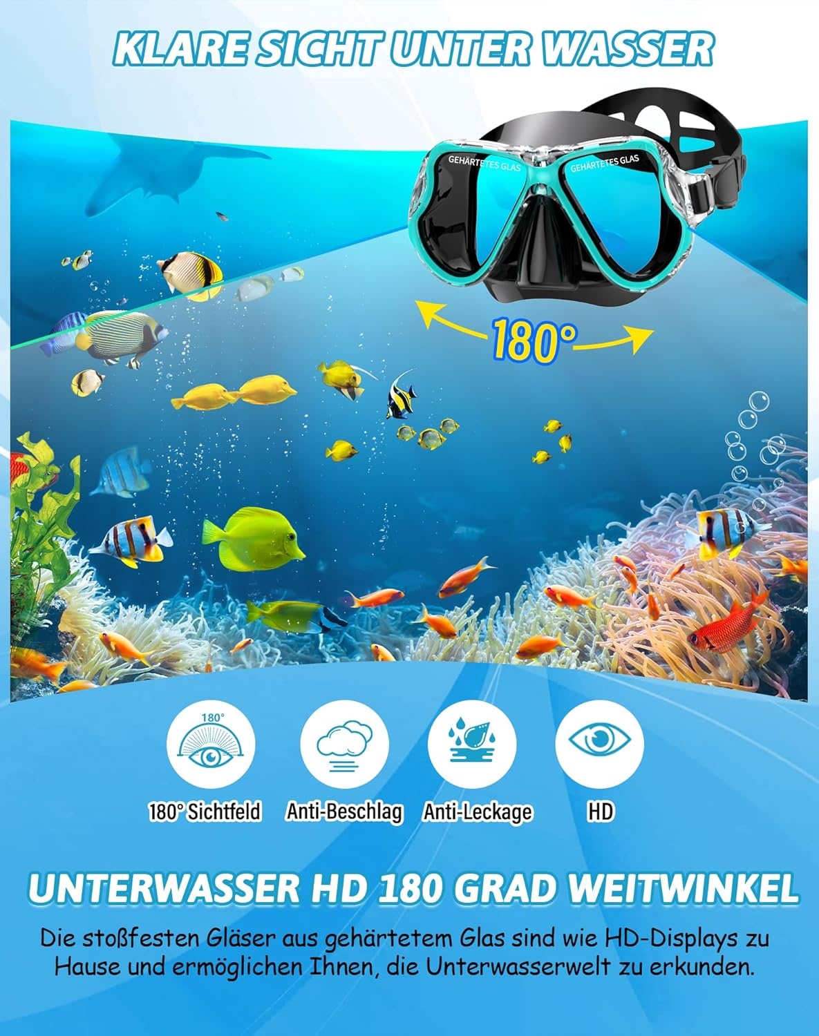 Snorkelset volwassenen met flippers, snorkelmasker met verstelbare zwemvinnen, snorkelpakketten snorkelmasker en flippers set met draagtas voor beginners en snorkelaars