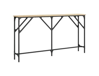 vidaXL Wandtafel 140x23x75 cm bewerkt hout sonoma eikenkleurig