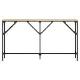 vidaXL Wandtafel 140x23x75 cm bewerkt hout sonoma eikenkleurig