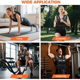 Bagail Trainingsvest met Gewichten Zwart 40lb