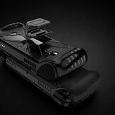GIOPUEY Hoesje voor ASUS ROG Ally X 2024 - met standaard - transparante pc en zachte TPU-bumper - onzichtbare airbag valbescherming - zwart