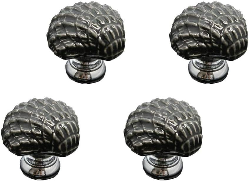 4 Stuks vintage ijdelheid gouden boekenkast kust knoppen oceaan thema knoppen kledingkast handvat deurklink decor de hendel keramische deurknoppen rand versieren kast trekken