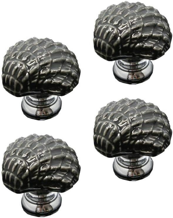 4 Stuks vintage ijdelheid gouden boekenkast kust knoppen oceaan thema knoppen kledingkast handvat deurklink decor de hendel keramische deurknoppen rand versieren kast trekken