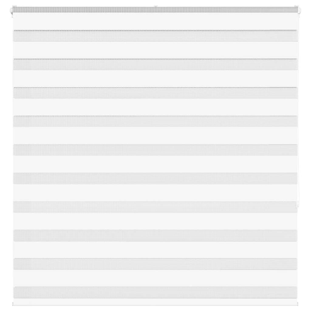 vidaXL Zebra rolgordijn 150x150 cm stofbreedte 145,9cm polyester wit