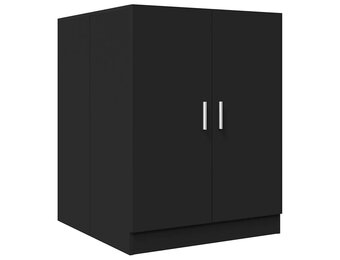 vidaXL Wasmachinekast 71x71,5x91,5 cm zwart
